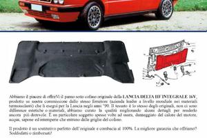 DELTA INTEGRALE 16v - panno sottocofano 82450177