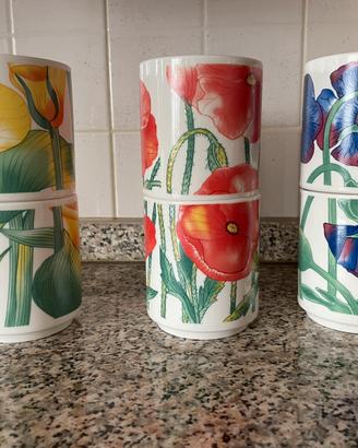 Set di 6 tazze impilabili
