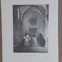 Litografie Artista Gallo Gallina I Promessi sposi