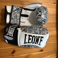 Leone guanti da Boxe Maori Nero-Bianco