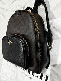 Coach zaino donna misto cuoio