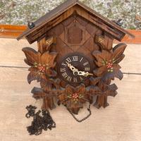 Orologio a cucù in legno – usato (senza pigne)