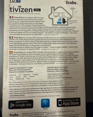TIVIZEN DVB-T Wi Fi x iPad, iPhone iPod touc & And