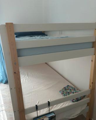 Letto a castello con materassi
