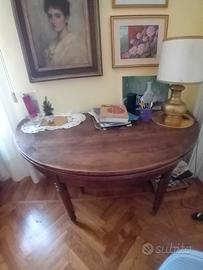 Tavolo noce fine 800 apribile