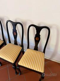 N. 8 sedie in legno