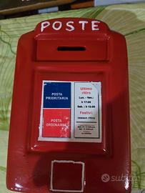 Cassetta postale piccola modellino a salvadanaio