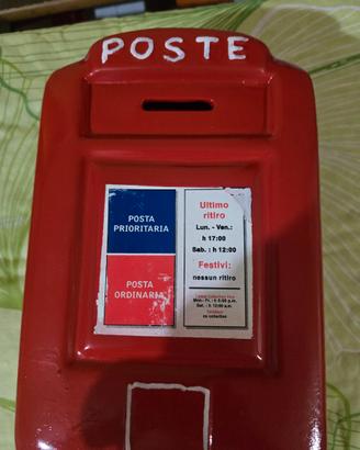 Cassetta postale piccola modellino a salvadanaio