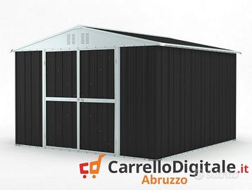 Box struttura lamiera Acciaio 327x307cm nero