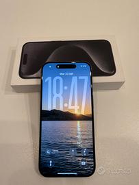 iPhone 15 Pro 256GB nero