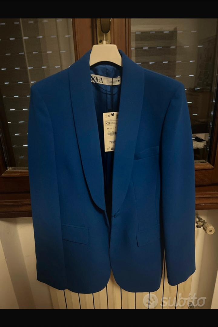 Pantaloni blu elettrico zara clearance