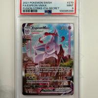 Espeon PSA 9 270/264 pokemon colpo fusione ita