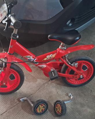 bicicletta da bimbo serie cars