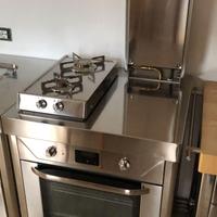 Elemento cottura fuochi e forno Alpes Inox