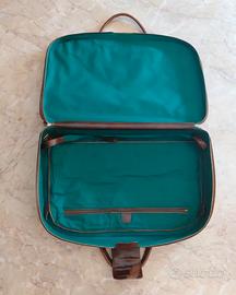 set di valigie in cuoio anni 70