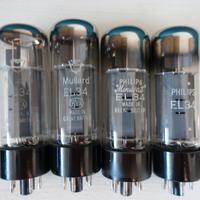 VALVOLE EL 34 - ECC82 - ECL 82