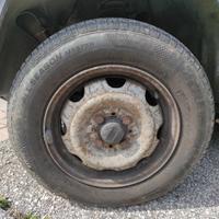 Cerchi originali Fiat Panda 4x4 + pneumatici nuovi