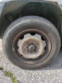 Cerchi originali Fiat Panda 4x4 + pneumatici nuovi
