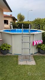 Piscina in acciaio circolare 3 mt