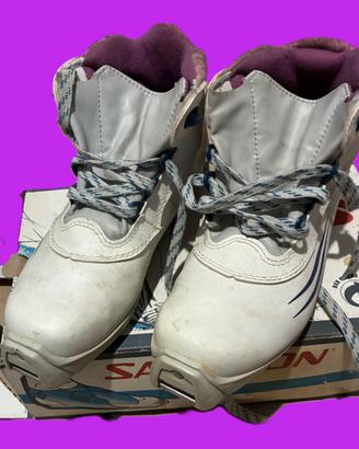 Scarponcino Salomon sci da fondo taglia 36 junior