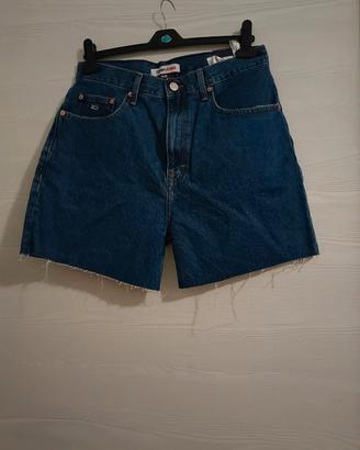 pantaloncini jeans a vita alta Tommy Jeans donna