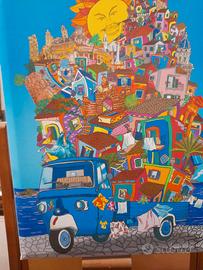 stampa su tela 50x70. 120 euro 