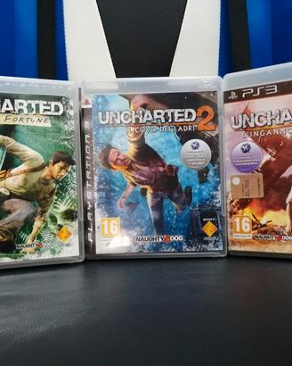 Uncharted pal ita 1 2 e 3 PlayStation 3 Ps3