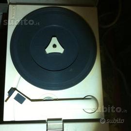 Giradischi vintage Lesa portatile con valigetta