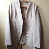 Blazer estivo beige rebeka ross