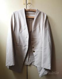 Blazer estivo beige rebeka ross