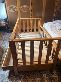 Lettino bimbi in faggio naturale