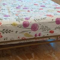struttura letto matrimoniale ottone bagno oro