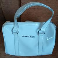 Borsa Jeans bianca 30 x 18 x 22 cm