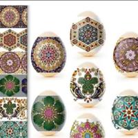 Decorazioni pasquali per uova “ motivo fantasia”