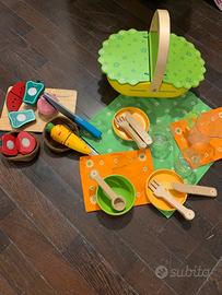 Giochi in legno picnic Djeco +tagliere ItsImagical
