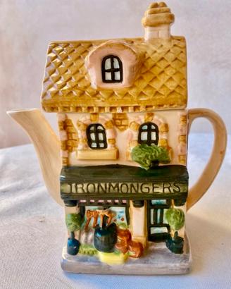 Teiera Vintage Ceramica Casetta Ironmongers