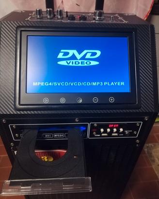 cassa amplificata DVD e Karaoke