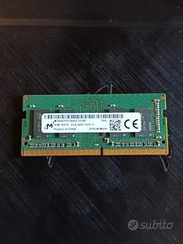 RAM - 4GB - SODIMM - 2400 MHZ.