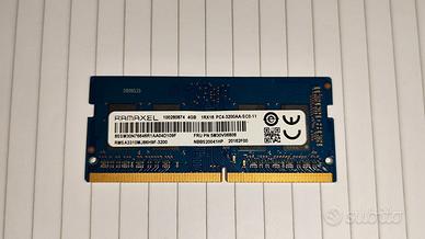 Scheda RAM Ramaxel 4gb