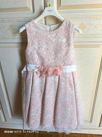 vestito damigella o 1' comunione 11 anni