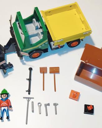 Playmobil 3695 Snowplow Truck with Driver