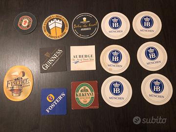 Stock sottobicchieri birra varie marche (14pz)