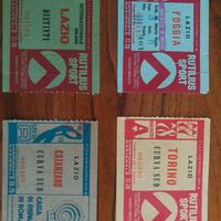 Biglietti Lazio anno 1977-79