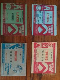 Biglietti Lazio anno 1977-79