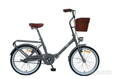 Bici pieghevole TEKLIO 20" NUOVA con cestino