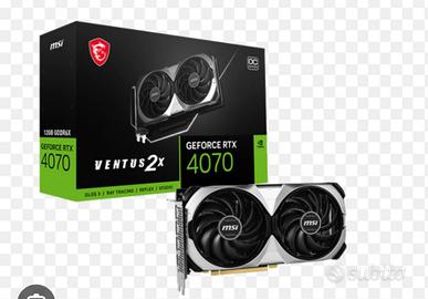 Nvidia RTX 4070 MSI Ventus 2x scheda video
