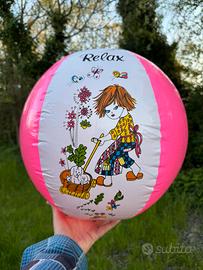 Pallone gonfiabile soiaggia vintage 1980