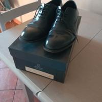Scarpe uomo classiche da cerimonia pelle blu 44 