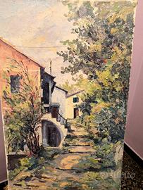 Olio su tela 51x80cm. Pittore Luigi Tagliafico