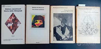 Blocco 5 libri ed. Einaudi